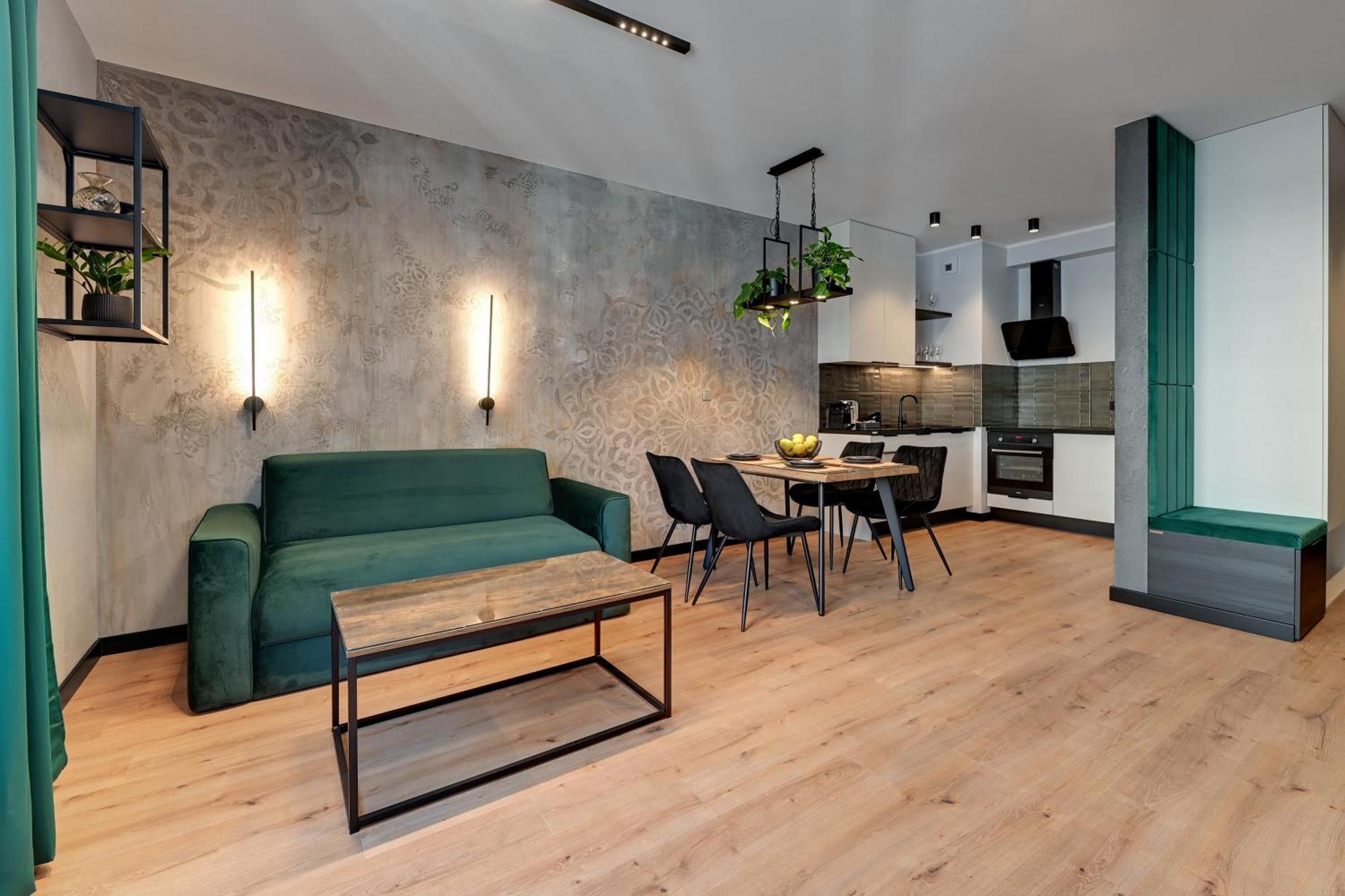 Doki Living - Foodhall & Parking By Downtown Apartments Gdańsk Eksteriør billede