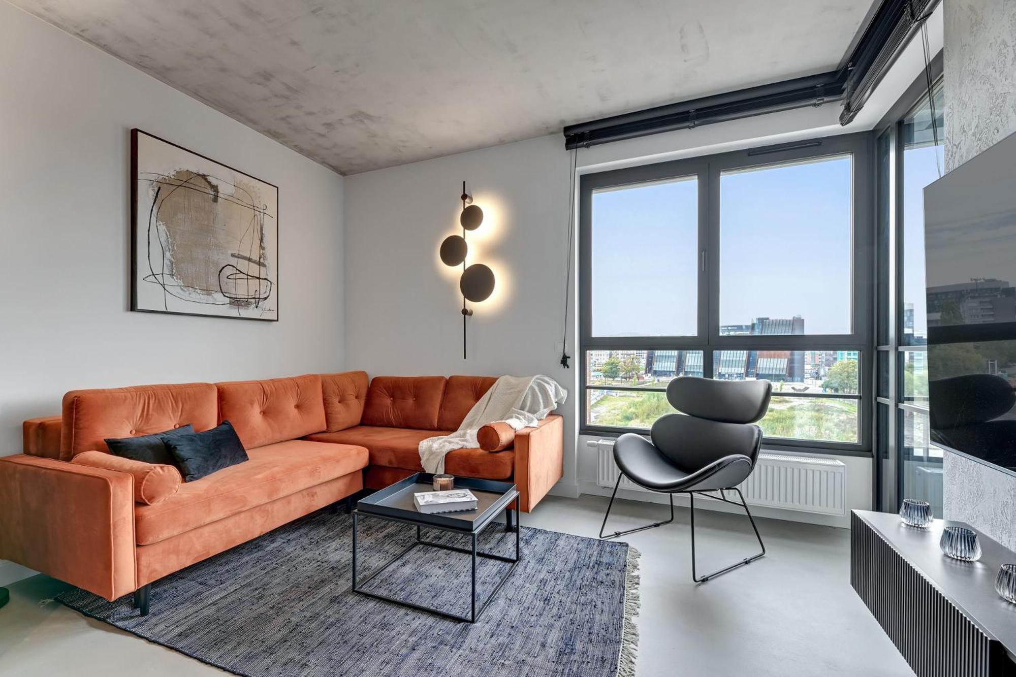 Doki Living - Foodhall & Parking By Downtown Apartments Gdańsk Eksteriør billede