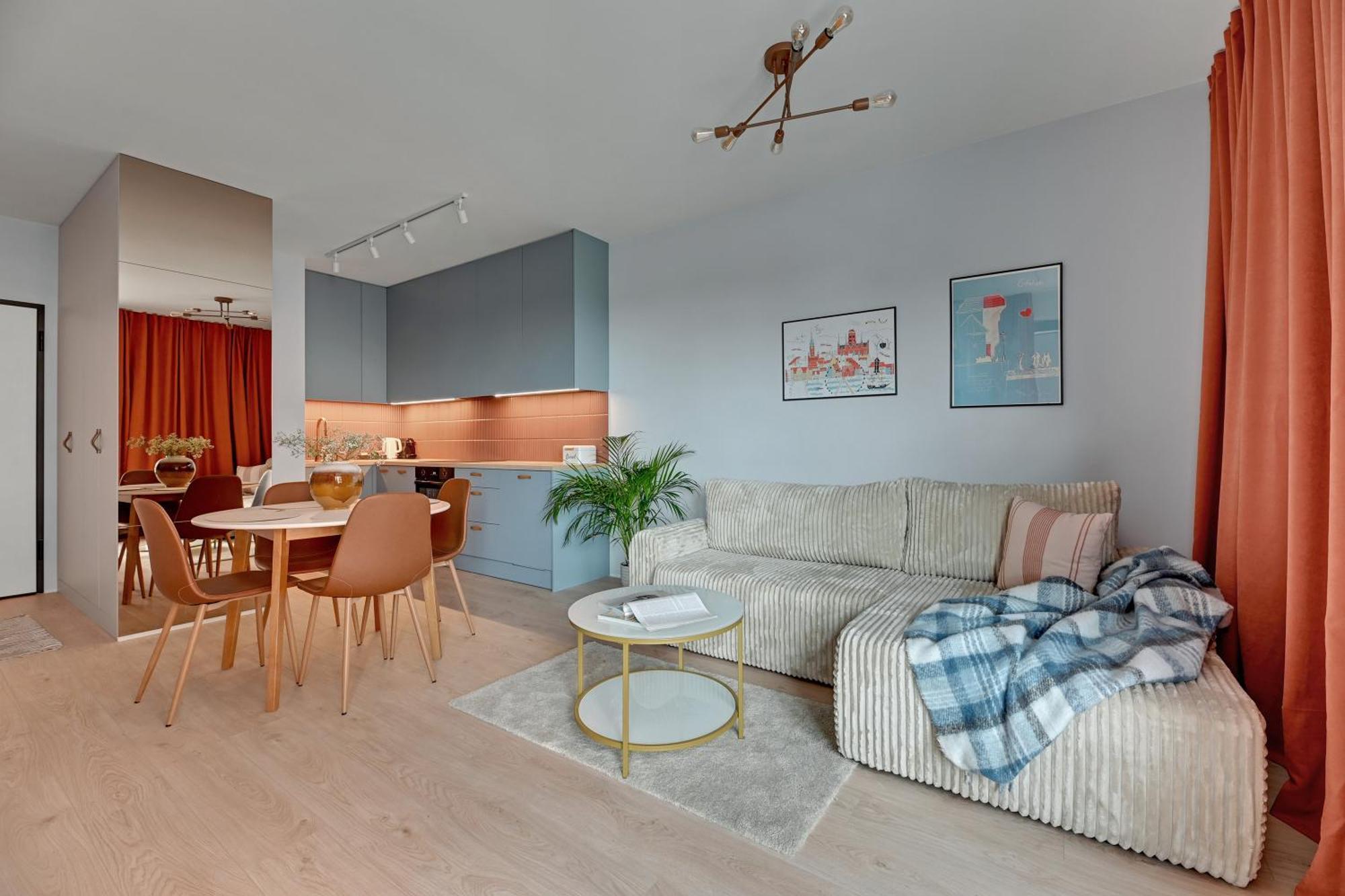 Doki Living - Foodhall & Parking By Downtown Apartments Gdańsk Eksteriør billede