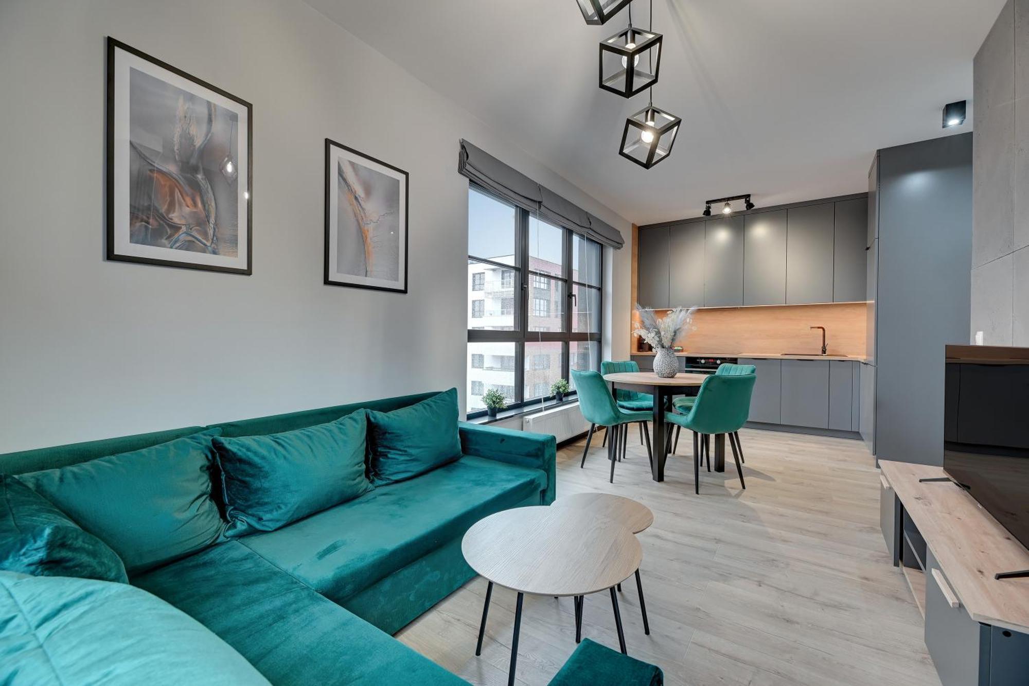 Doki Living - Foodhall & Parking By Downtown Apartments Gdańsk Eksteriør billede