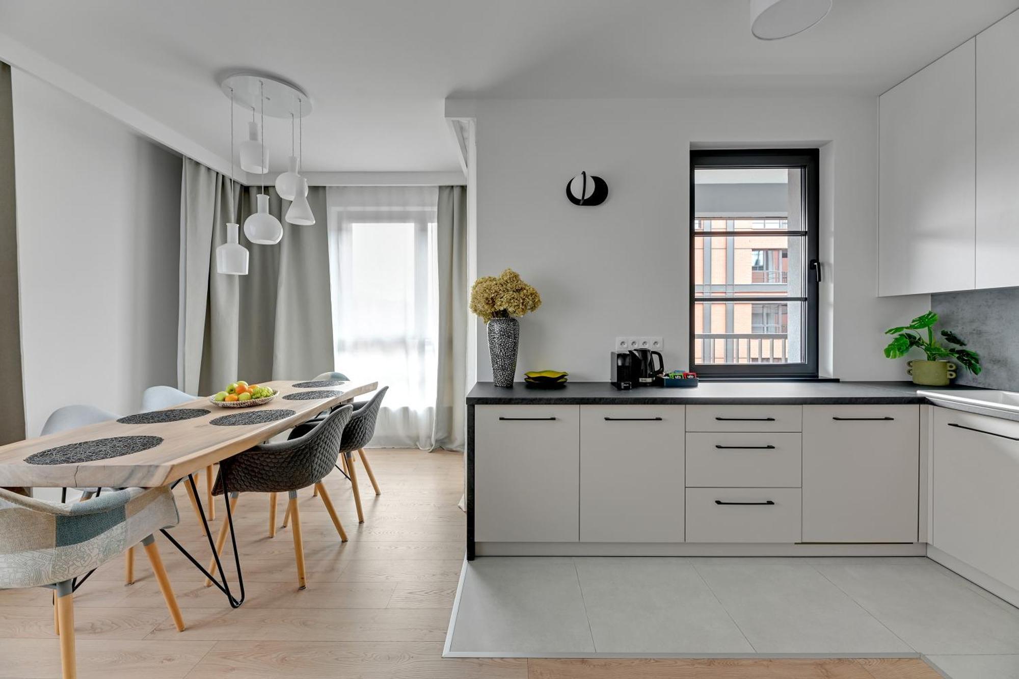 Doki Living - Foodhall & Parking By Downtown Apartments Gdańsk Eksteriør billede